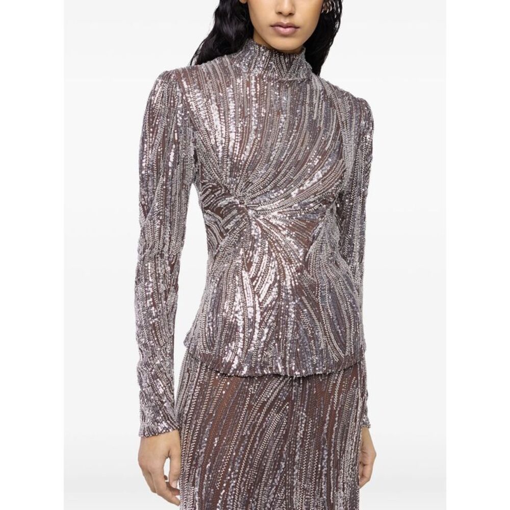 Rabanne Silver Tops - Blouses Women - Picture 4 of 5